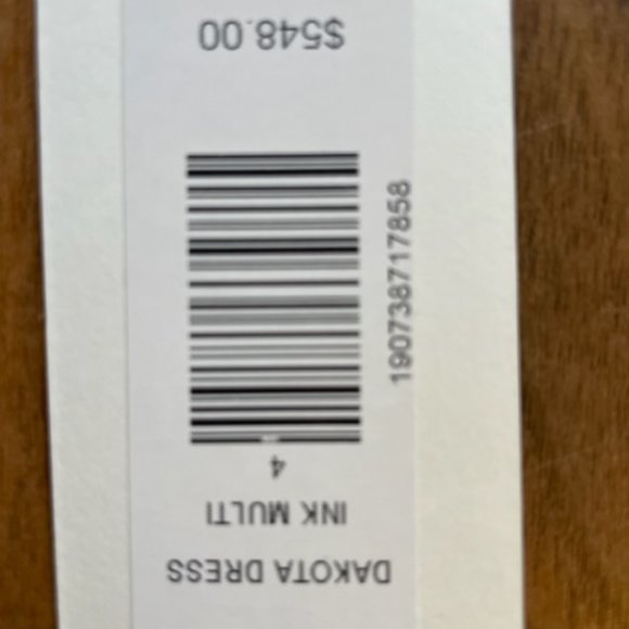 NEW Veronica Beard Dakota Floral Mini Dress Size 4 Ink Blue Chiffon Wrap… - Picture 10 of 10